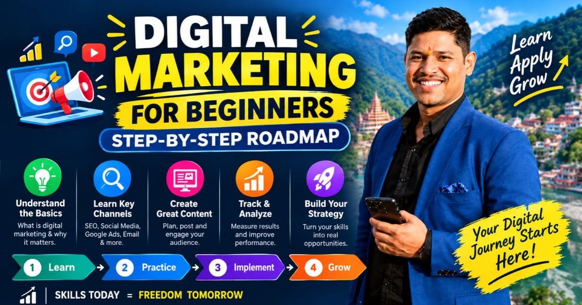 Digital Marketing for Beginners: Step-by-Step Roadmap